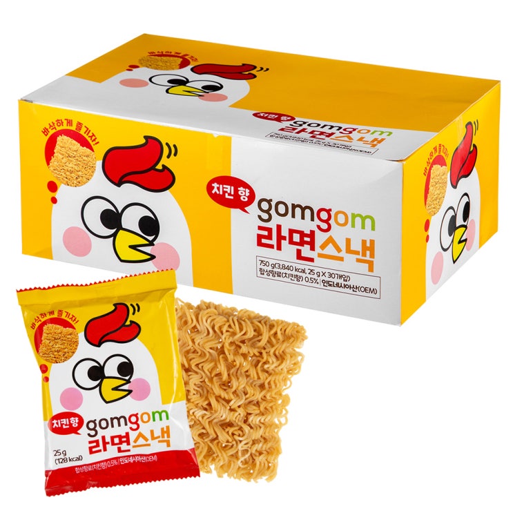  곰곰 라면스낵, 25g, 30개입