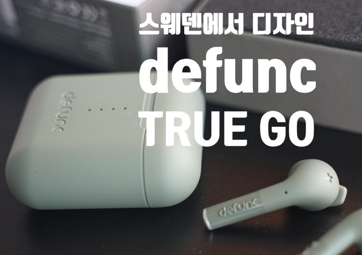  무선 이어폰 디펑크 트루고(defunc TRUE GO) 리뷰