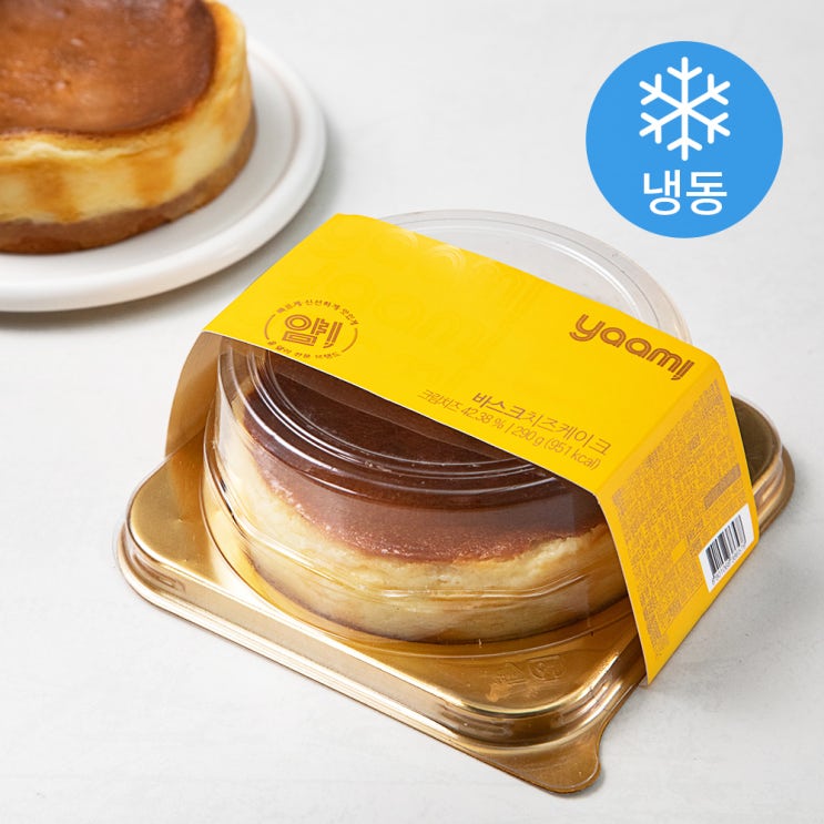  얌!(YAAM!) 바스크 치즈케익 (냉동), 290g, 1개