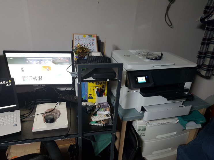 무한프린터기 무한복합기 사무실용 프린터 HP7740 복합기 판매 설치 합니다.