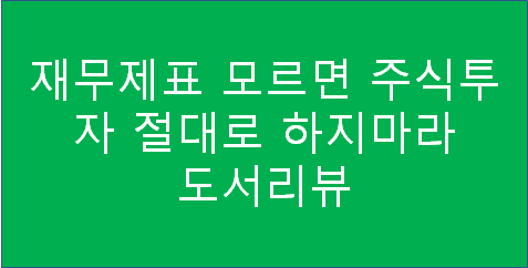 [재테크 도서리뷰] 주식수익 저조한 분들! 재무제표 공부를 통해 주식고수 되는 방법 (사경인 회계사)