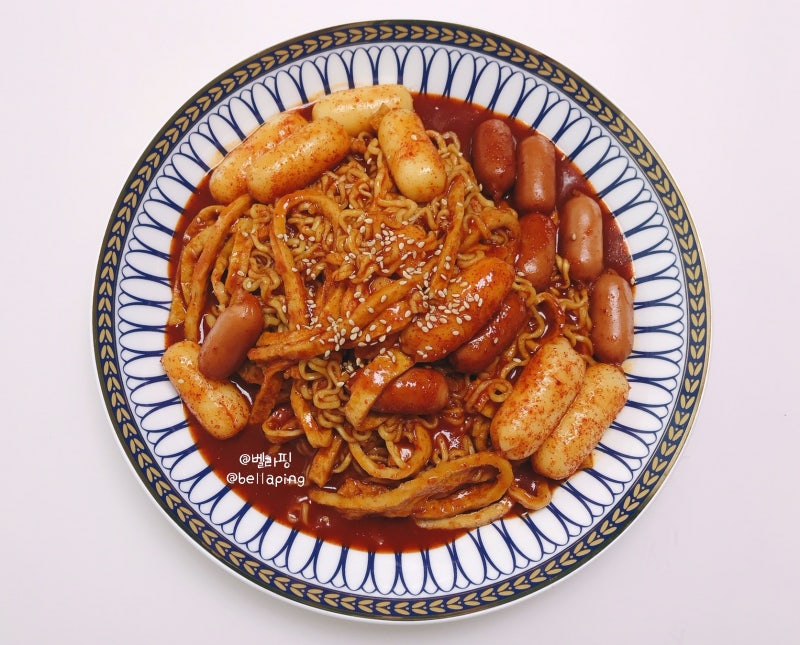 [오늘의밥상] 올반 국물떡볶이 소스로 만든 라볶이
