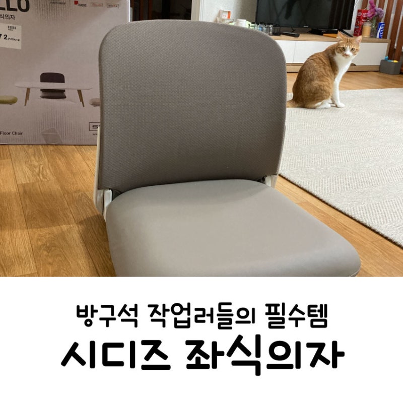 방구석 작업러들을 위한 좌식의자 구매후기 / PILLO M090 인조가죽 / 좌식의자 추천 / 시디즈 의....