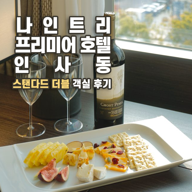  [호캉스] 나인트리 프리미어 호텔 인사동, 스탠다드 더블 객실 후기 (+ 조계사 뷰, 룸서비스 )