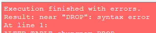  [SQLite] 컬럼 삭제와 DROP COLUMN