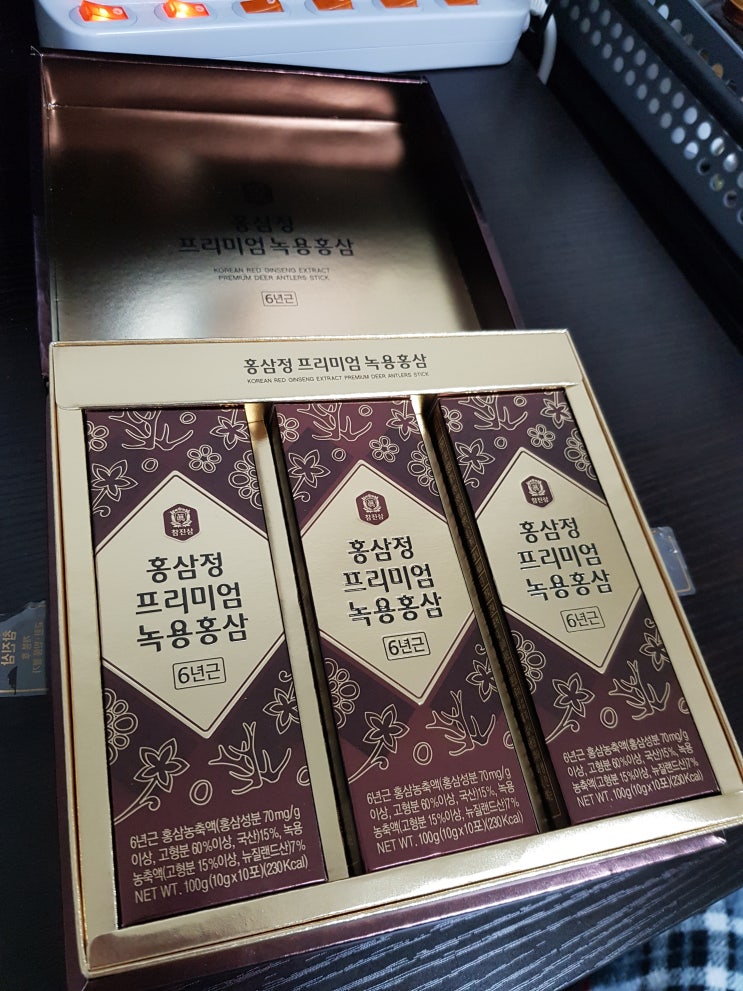 녹용효과 스틱간편섭취 홍삼녹용 참진삼 프리미엄 녹용홍삼