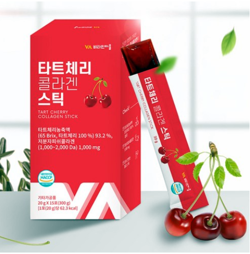  비타민마을/타트체리 콜라겐 젤리스틱 효능·복용법