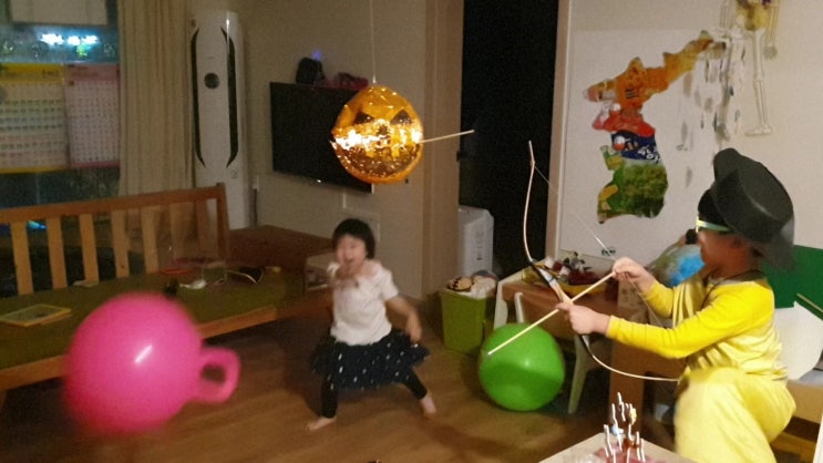  종이 재활용 : 핼러윈 잭오랜턴 피냐타 터뜨리기