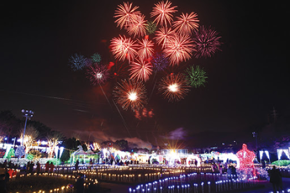  [울산축제] 울산대공원 빛 축제 후기(가수 린 공연, 불꽃놀이 직촬)