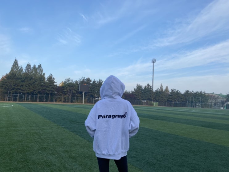  3FT Paragraph 오버핏 그레이 후드집업 [남여공용]
