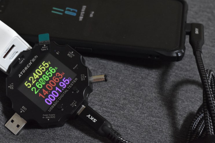  가성비 스카이에서 나온 스카이 비트 USB-PD 고속충전 케이블 사용기