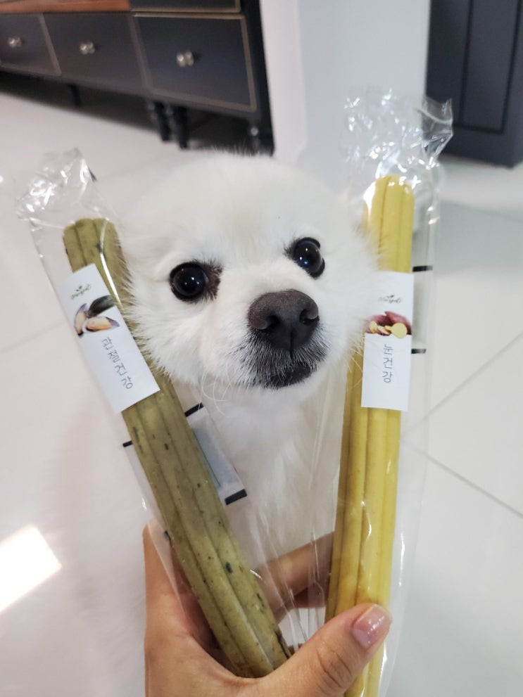  [후기] 강아지간식은 한스펫 츄러스틱