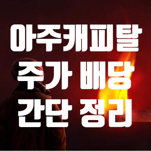  아주캐피탈 주가와 배당, 우리금융지주에 인수됐네요