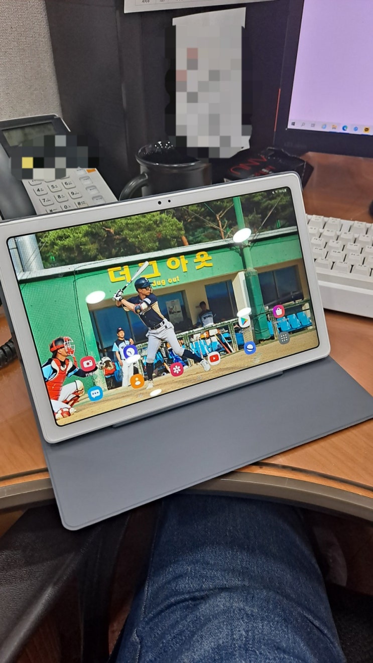  갤럭시탭A7 2020 (SM-T500) 실버색상 언박싱