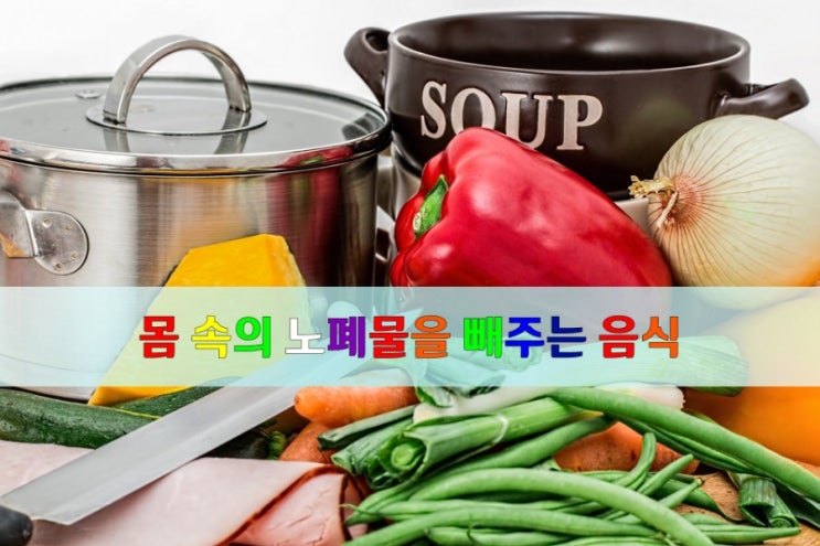 몸 속의 노폐물을 빼주는 음식 8가지 몸 속의 노폐물을 빼주는 음식 8가지