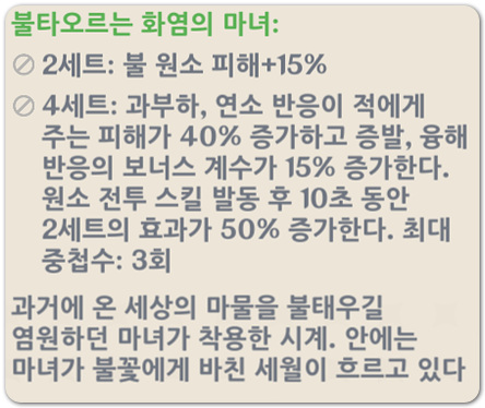 원신 클레 성유물 세팅