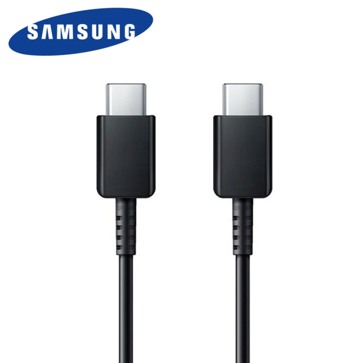  삼성 삼성정품 USB3.1 Gen1 CtoC 고속충전케이블 갤럭시노트10 10+ S10 5G C타입 to C타입케이블 1M, 1개, 블랙