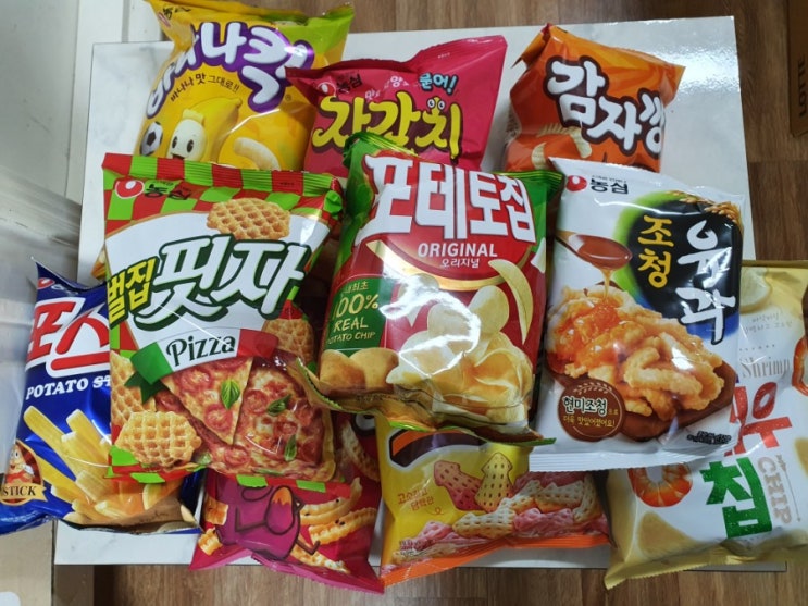  농심 과자세트, 쿠팡에서 구입한 후기! 10종 과자세트!