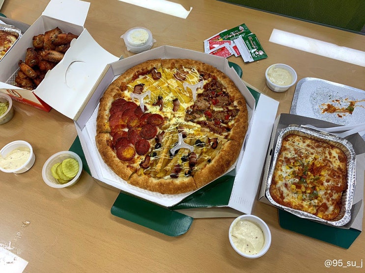 광주배달, 피자와 치즈오븐스파게티, 윙봉 맛집 전남대점 ‘피자탑’