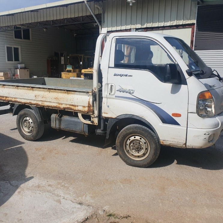 (폐차보다 수출) 충남 홍성에서 기아 봉고 3 4륜 1톤 트럭 매입해봤습니다.