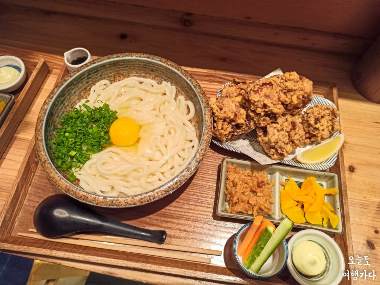  아차산 소바쿠 : 우동 소바 그리고 가라아게까지 재방문을 부르네