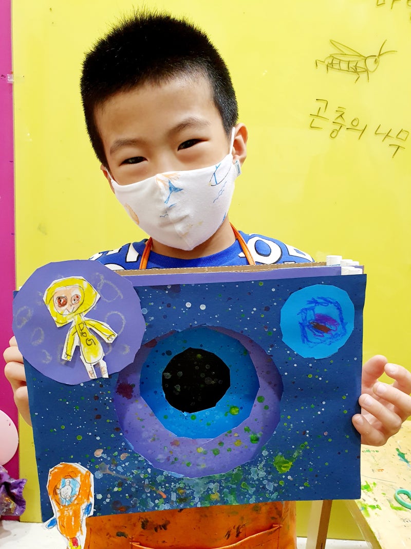 아트앤하트 내손센터 주니어수업-우주와 행성 : 네이버 블로그, image size:800x1067