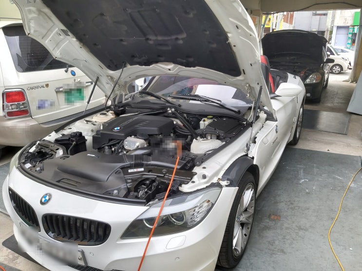 bmw z4수소크리닝, bmw z4브라운가스크리닝, bmw z4엔진카본제거, bmw z4스포츠카연소실크리닝