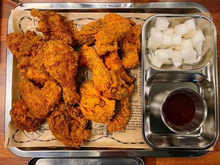  [암사맛집]또래오래 메뉴 추천 갈릭플러스 치킨, 선사에 홀 있는 치킨집 생겼다 회식,배달 가능