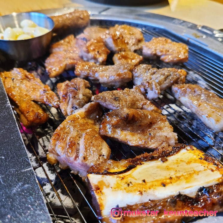 신정네거리역 고기 맛집, 소풍화로에서 고기를 배웠습니다