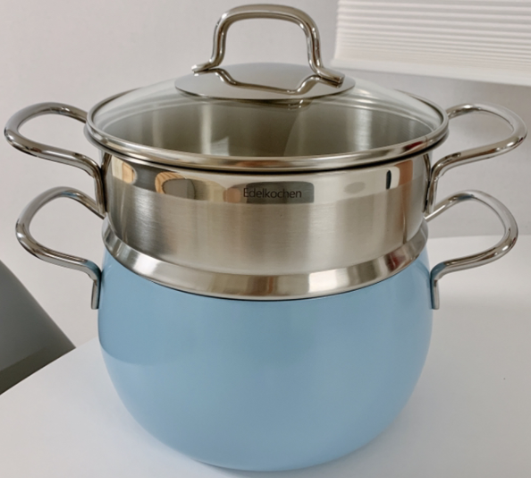 에델코첸 통3중 찜냄비! 냄비와 찜기를 하나로