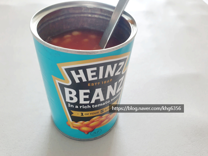  부대찌개콩 하인즈 베이크드 빈스 사용해요