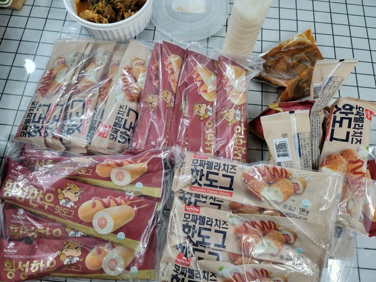  횡성 한우 핫도그 주문해서 먹기