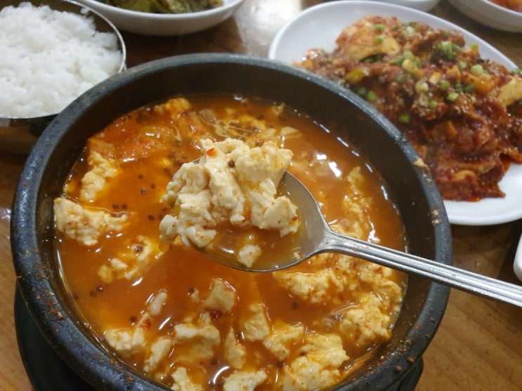  [익산맛집]추운 날 뜨근한 몸을 녹여주는  미륵산 순두부