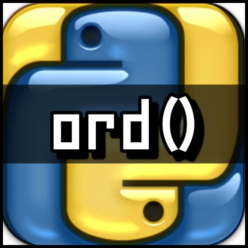  [파이썬] 토막상식 - ord() 함수