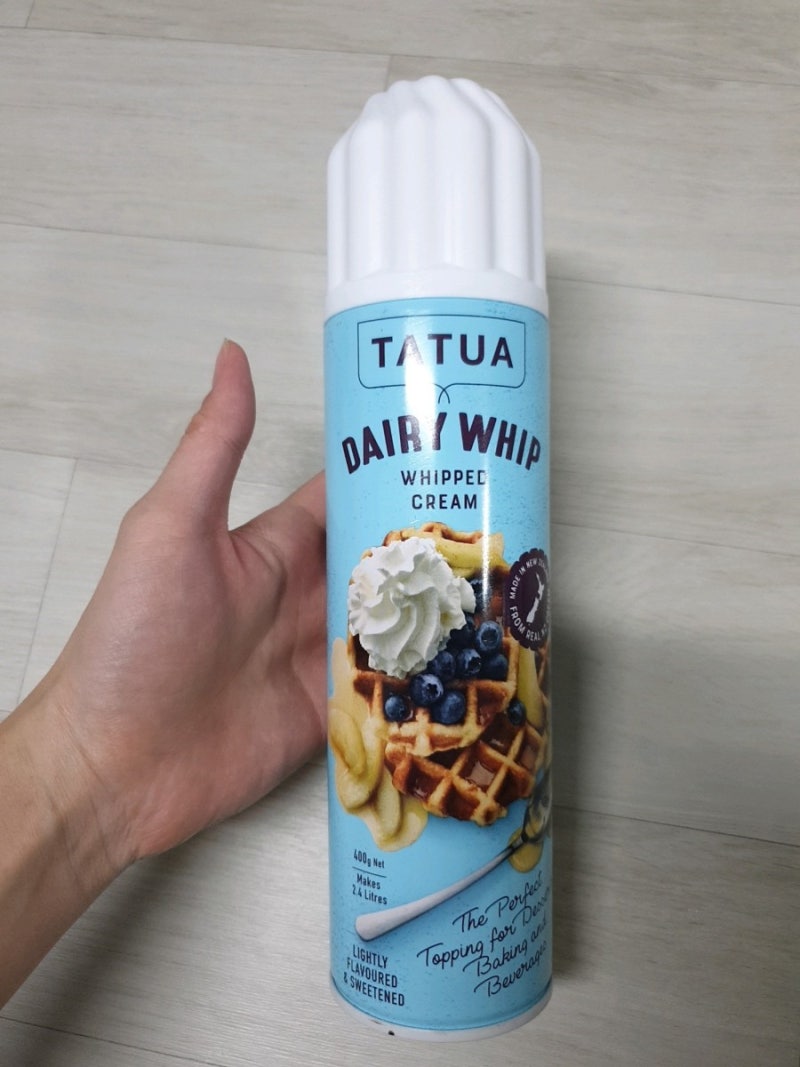 노브랜드 휘핑크림 타투아 데어리 휩(TATUA DAIRY WHIP) 에오로졸 휘핑크림