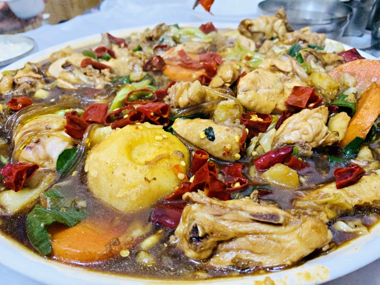  안동중앙찜닭 줄서서 먹는 안동 찜닭골목 맛집 (주차장 안내)