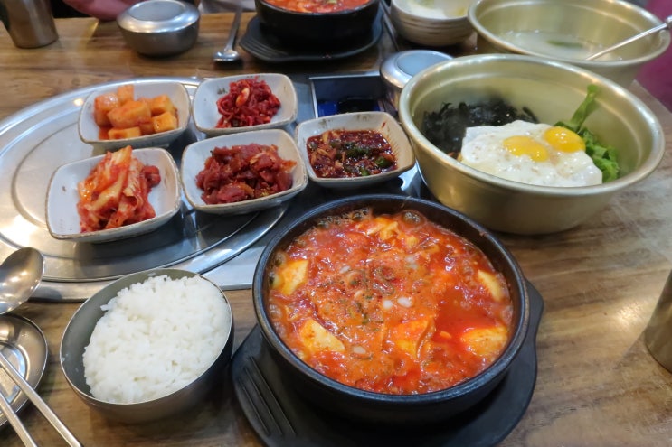  화성 동탄 석우동 순두부찌개 맛집 완산골명가 석우점