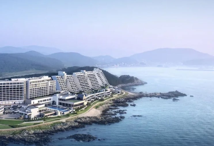  Busan Hotel //  Hilton Busan with a beautiful view in front of the recommended beach of Busan Travel