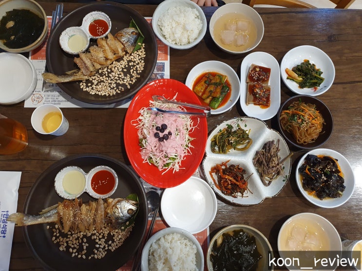 [인천 남동구] 블루베리팜, 인천 수산동 맛집 보리굴비정식 맛집