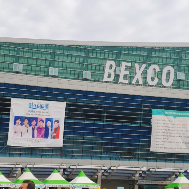  미스터트롯부산콘서트 부산벡스코 왔어요