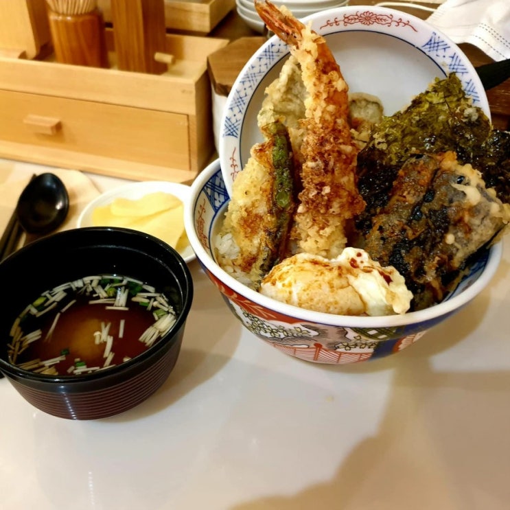 일본 텐동 맛집 온센텐동 신당점 방문후기