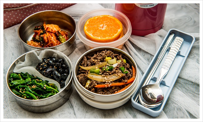  수험생/학생/직장인을 위한 코스모스 보온도시락
