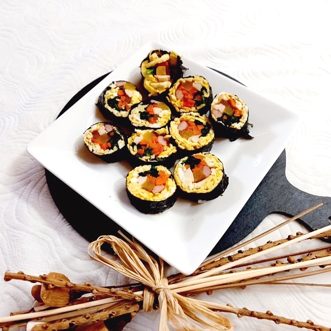  키토김밥 만들기 저탄고지 키토식 계란김밥 김밥맛있게싸는법