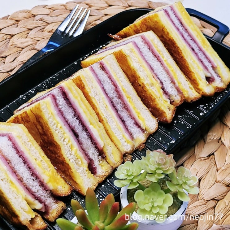 Jinny's집밥레시피 몬테크리스토 샌드위치 만드는 법 간단하게 브런치 즐겨요 Jinny's집밥레시피 몬테크리스토 샌드위치 만드는 법 간단하게 브런치 즐겨요