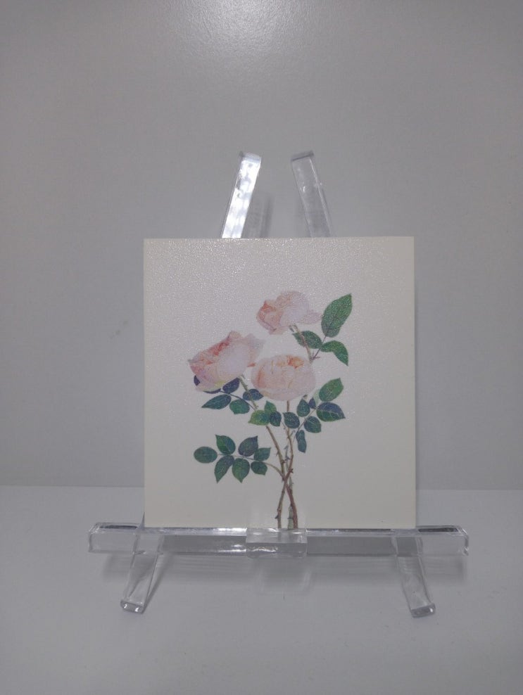  투명이젤과 꽃그림
