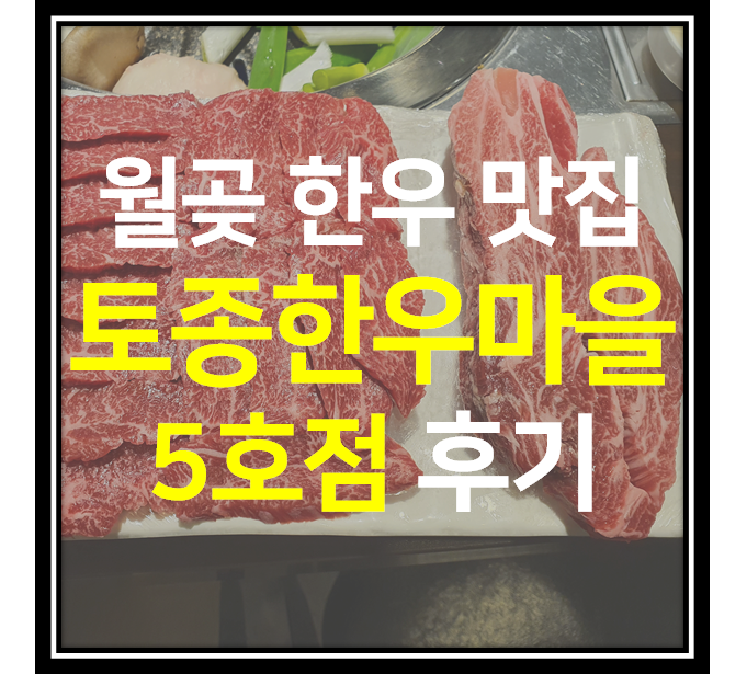 [월곶 한우] 시흥/월곶에서 가장 맛있는 한우 맛집! 월곶 토종 한우마을 5호점, 가성비까지