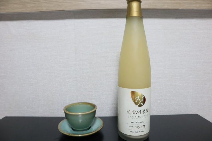 홍천 천연식초 회사 마마스팜에서 새로 나온 문삼이공잣 탁주
