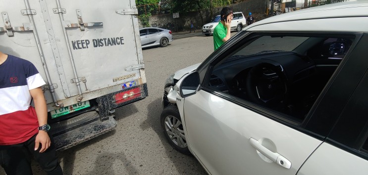 필리핀에서 자차 운전중 사고기 / 수리기 Review of Experience Minor collision & Visit Suzuki Center in Philippines