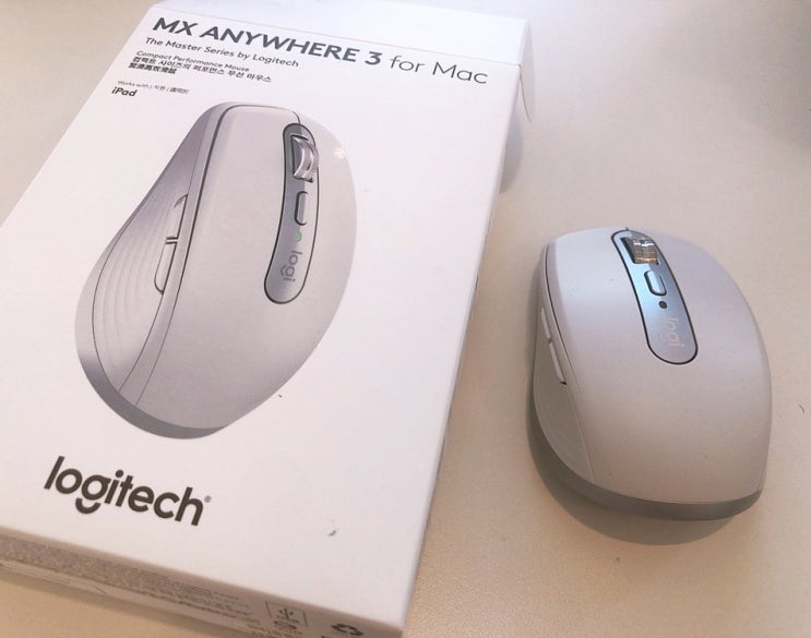  [로지텍 무선 블루투스 마우스] 맥용추천_MX Anywhere 3 for Mac 일렉트로마트 내돈내산 리뷰