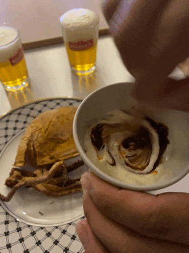  [에어프라이어] 반건오징어 야식, 넘돌리면 그냥 말린오징어 + 고추마요와사비